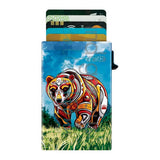 Indigenous Collection RFID Metal Card Holder - Stephanie White: Spirit Bear