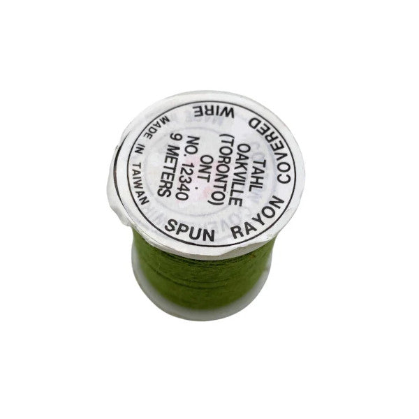Tahl Rayon Covered Wire 3GA Green