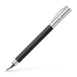 Faber-Castell Ambition Fountain Pen, Black Resin, Fine