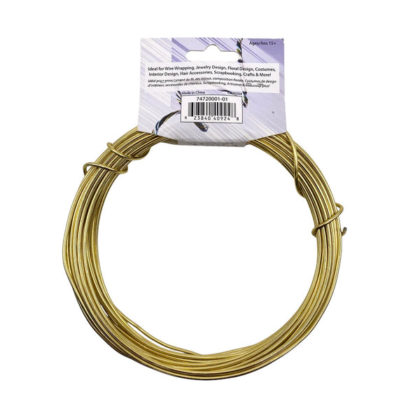 Tahl Dazzle It Aluminum Wire 12GA Gold