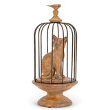 Abbott Cat In A Birdcage Decoration