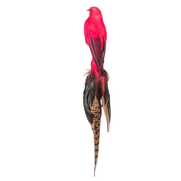 Abbott Birdclip with Long Tail - Pink