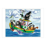 Pomegranate Notecard Set 20pk B. Kliban CatFun Assortment
