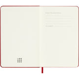 Moleskine 2026/2027 Agenda - Weekly, Pocket Hard Cover, Red