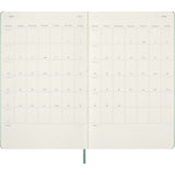 Moleskine 2026/2027 Agenda - Weekly, Large Hard Cover, Sage Green
