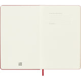 Moleskine 2026/2027 Agenda - Weekly, Large Hard Cover, Red
