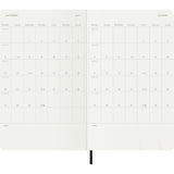 Moleskine 2026/2027 Agenda - Weekly, Large Soft Cover, Black