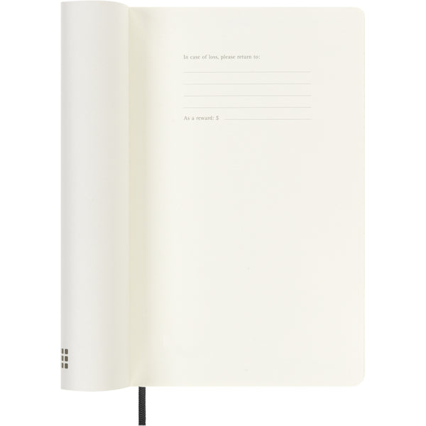 Moleskine 2026/2027 Agenda - Weekly, Large Soft Cover, Black