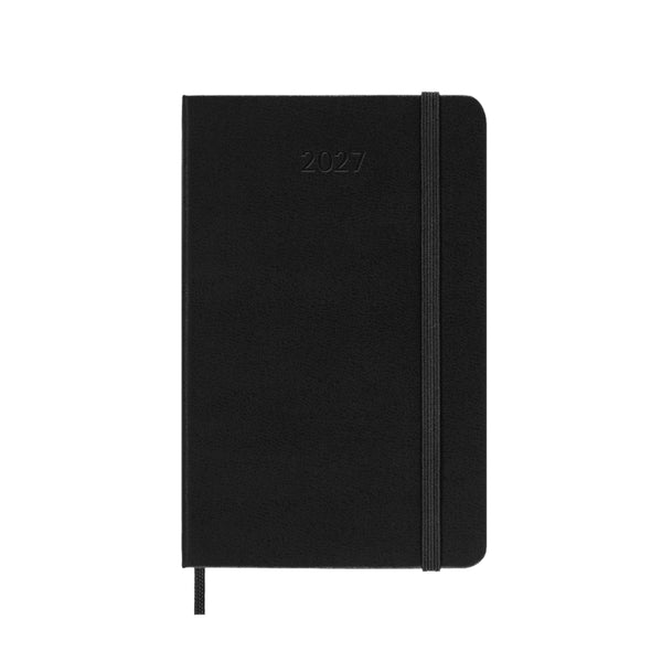 Moleskine 2027 Agenda - Daily, Pocket Hard Cover, Black