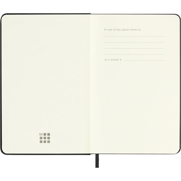Moleskine 2027 Agenda - Daily, Pocket Hard Cover, Black