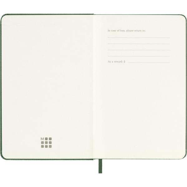 Moleskine 2027 Agenda - Daily, Pocket Hard Cover, Green