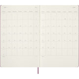 Moleskine 2027 Agenda - Daily, Large Hard Cover, Majestic Pink