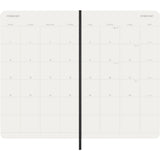 Moleskine 2027 Agenda - Monthly, Large Soft Cover, Black