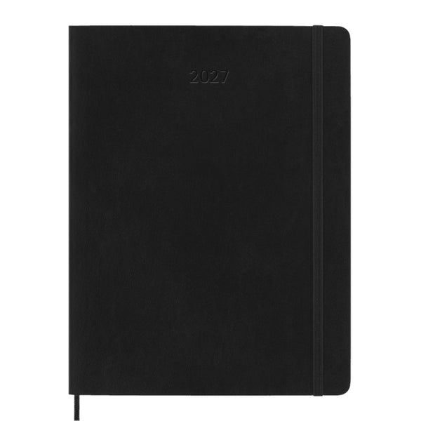Moleskine 2027 Agenda - Monthly, XL Soft Cover, Black