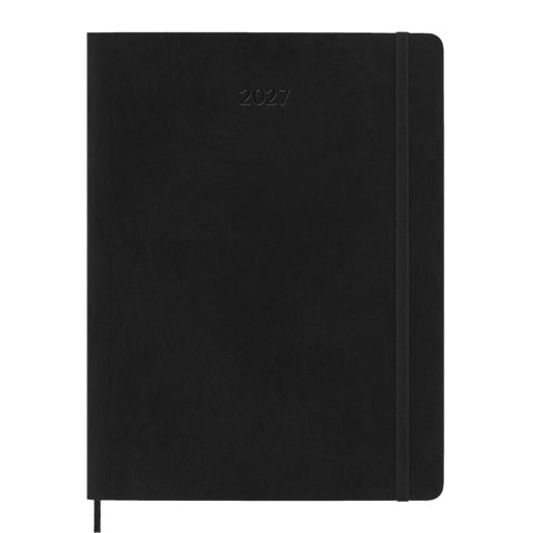 Moleskine 2027 Agenda - Monthly, XL Soft Cover, Black