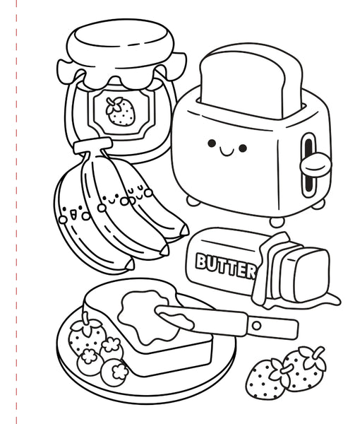 Peter Pauper Press Large Print Colouring Book - Cozy & Comfy