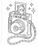 Peter Pauper Press Large Print Colouring Book - Cozy & Comfy