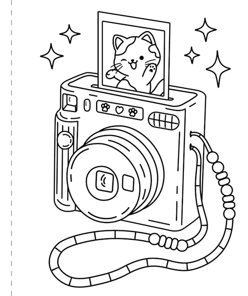 Peter Pauper Press Large Print Colouring Book - Cozy & Comfy