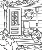 Peter Pauper Press Large Print Colouring Book - Home Sweet Home