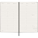 Moleskine 2027 PRO Agenda - Weekly Vertical, Large Hard Cover, Black