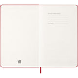 Moleskine 2027 Agenda - Weekly, Large Hard Cover, Red