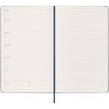 Moleskine 2027 Agenda - Weekly, Large Hard Cover, Sapphire