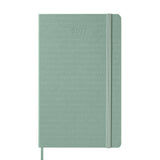 Moleskine 2027 Agenda - Weekly, Large Hard Cover, Sage Green