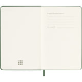 Moleskine 2027 Agenda - Weekly, Pocket Hard Cover, Green