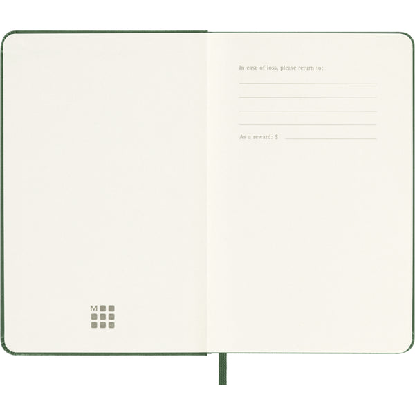 Moleskine 2027 Agenda - Weekly, Pocket Hard Cover, Green