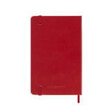 Moleskine 2027 Agenda - Weekly, Pocket Hard Cover, Red