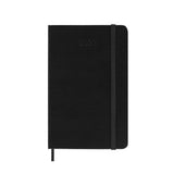 Moleskine 2027 Agenda - Weekly Horizontal, Pocket Hard Cover, Black