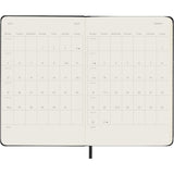 Moleskine 2027 Agenda - Weekly Horizontal, Pocket Hard Cover, Black