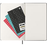 Moleskine 2027 Agenda - Weekly Horizontal, Large Hard Cover, Black