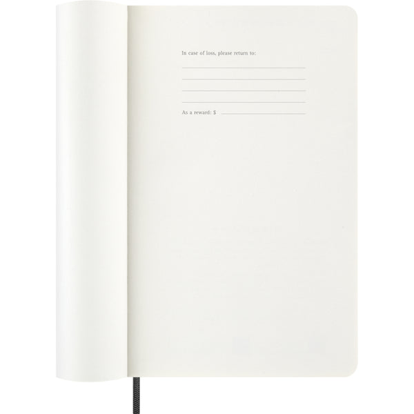 Moleskine 2027 Agenda - Weekly, Large Soft Cover, Black
