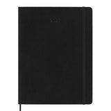 Moleskine 2027 Agenda - Weekly, XL Soft Cover, Black