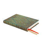 Paperblanks 2026-2027 Mid-Year Agenda - Weekly, Mini, Emerald Flower