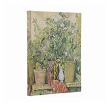 Paperblanks 2026-2027 Mid-Year Agenda - Weekly, Midi, Cezanne’s Terracotta Pots & Flowers