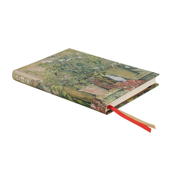 Paperblanks 2026-2027 Mid-Year Agenda - Weekly, Midi, Cezanne’s Terracotta Pots & Flowers