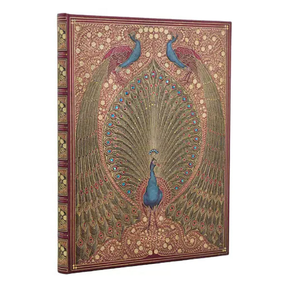 Paperblanks 2026-2027 Agenda - Weekly, Ultra, Hafiz’s Peacocks