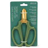 Abbott Short Blade Floral Snips - Green & Gold