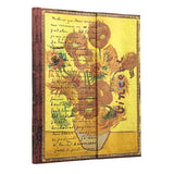 Paperblanks Lined Journal, Ultra - Van Gogh, Sunflowers