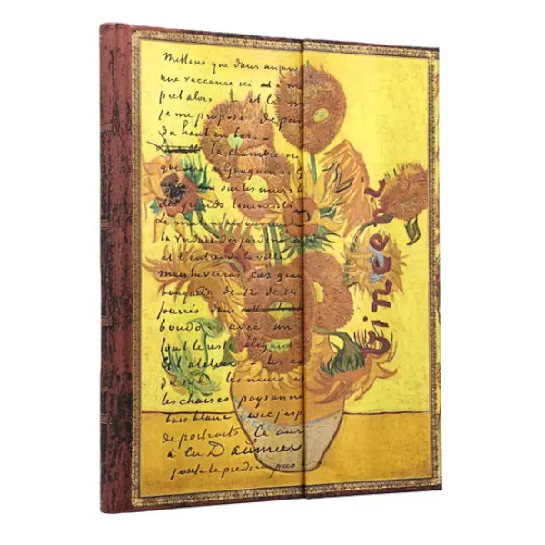 Paperblanks Lined Journal, Ultra - Van Gogh, Sunflowers