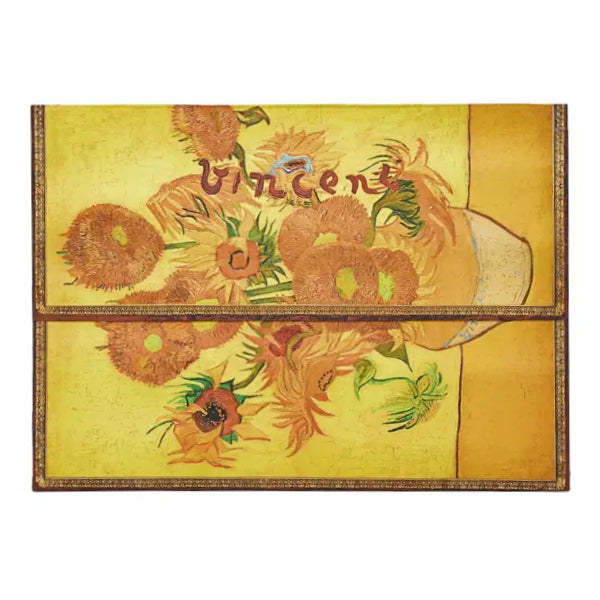 Paperblanks Document Folder - Van Gogh, Sunflowers