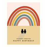 Art File Birthday Greeting Card - Bears Friends Forever