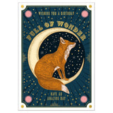 Art File Birthday Greeting Card - Full Of Wonder Fox