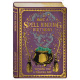 Art File Birthday Greeting Card - Spell Binding Magical Day
