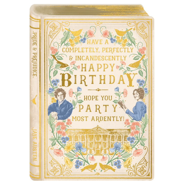 Art File Birthday Greeting Card - Pride & Prejudice Party Ardently