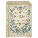 Art File Birthday Greeting Card - Loveliest Friend