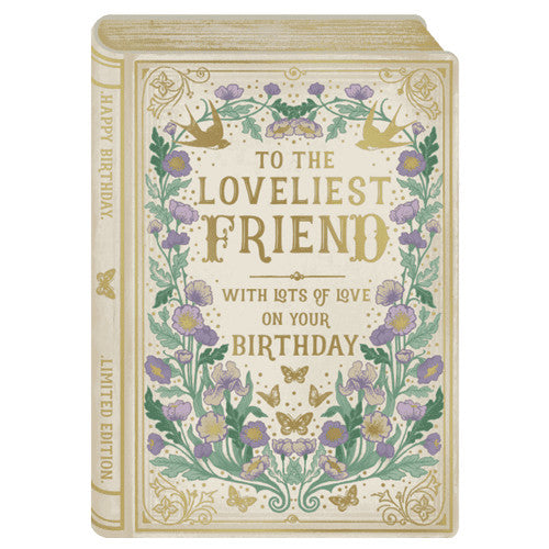 Art File Birthday Greeting Card - Loveliest Friend