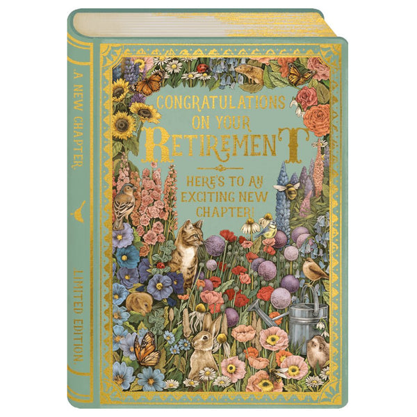 Art File Retirement Greeting Card - Exciting New Chapter